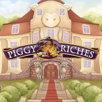 Piggy Riches online game logo by NetEnt on rullatcasino-fi.com
